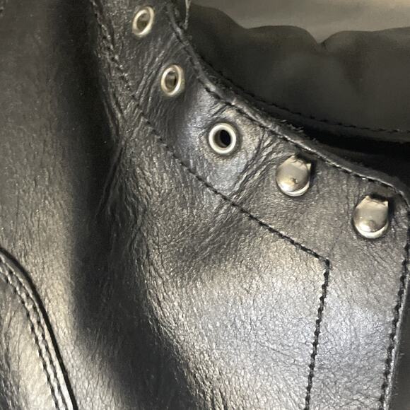 Thursday Boot Co President Black Matte Leather Men\'s Size 13 Lace Up Boots main image 16
